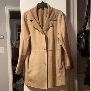 Tan weatherproof trench coat size large